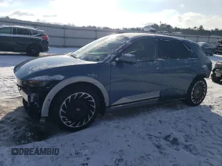 2022 Hyundai IONIQ 5 Limited with VIN KM8KRDAF0NU120806, listed as a Copart auction lot 41601975 with 34,948 mi miles and Salvage Title. Bid and sale history available at carsss.com. Image 1.