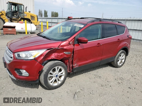 2019 Ford Escape SEL with VIN 1FMCU9HD0KUB05853, listed as a Copart auction lot 68895344 with 64,006 mi miles and Salvage Title. Bid and sale history available at carsss.com. Image 1.