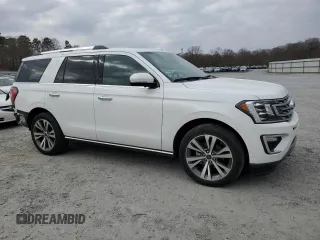 2020 Ford Expedition Limited with VIN 1FMJU2AT0LEA23052, listed as a Copart auction lot 43607775 with 38,058 mi miles and Salvage title. Bid and sale history available at DreamBid. Image 4.