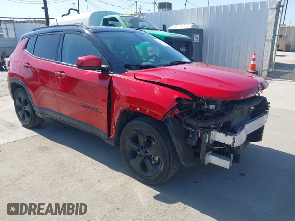 2021 Jeep Compass Altitude with VIN 3C4NJCBB3MT560039, listed as a IAAI auction lot 42536979 with 30,357 mi miles and . Bid and sale history available at DreamBid. Image 1.