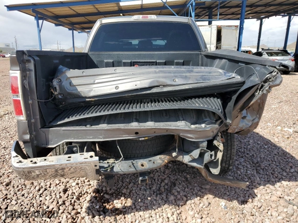 2013 Ford F-150 XL with VIN 1FTEW1CM7DFB91797, listed as a Copart auction lot 51319335 with 161,473 mi miles and Salvage Title. Bid and sale history available at carsss.com. Image 6.