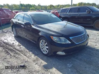 2007 Lexus LS 460 L with VIN JTHGL46F875002423, listed as a IAAI auction lot 41936798 with 116,336 mi miles and . Bid and sale history available at DreamBid. Image 1.