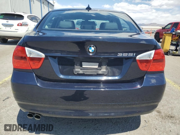 2006 BMW 3 Series 325i with VIN WBAVB13516PT14122, listed as a Copart auction lot 53424365 with 164,825 mi miles and Salvage title. Bid and sale history available at DreamBid. Image 6.