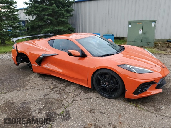 2021 Chevrolet Corvette 2LT with VIN 1G1YB2D44M5113070, listed as a Copart auction lot 63817055 with 11,246 mi miles and Clean title. Bid and sale history available at DreamBid. Image 4.