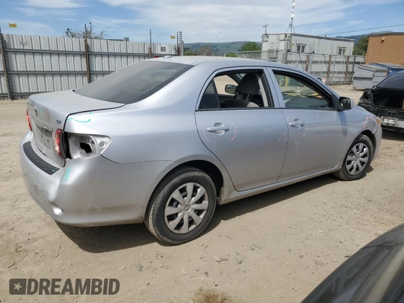 2010 Toyota Corolla with VIN 1NXBU4EE2AZ361115, listed as a Copart auction lot 52734355 with 130,413 mi miles and Salvage Title. Bid and sale history available at carsss.com. Image 3.