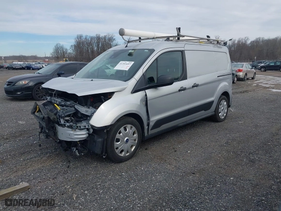 2021 Ford Transit Connect Van XLT with VIN NM0LS7F20M1503694, listed as a IAAI auction lot 41393497 with 66,515 mi miles. Bid and sale history available at carsss.com. Image 18.