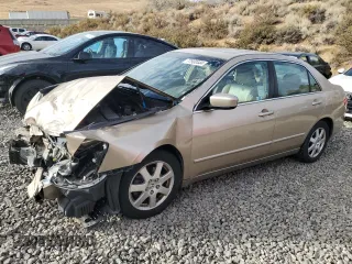 2005 Honda Accord EX-L z VIN 1HGCM66585A043379, wystawiony jako Copart lot #51011005 z przebiegiem Nie podano mil oraz Szkoda całkowita • Salvage title. Historia ofert i sprzedaży dostępna na DreamBid. Obrazek 1.