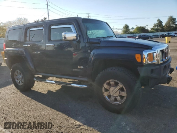 2007 Hummer H3 SUV with VIN 5GTDN13E778225780, listed as a Copart auction lot 75070054 with 168,035 mi miles and Clean Title. Bid and sale history available at carsss.com. Image 4.