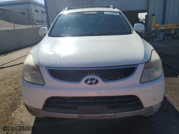 2008 Hyundai Veracruz GLS with VIN KM8NU13C38U069271, listed as a Copart auction lot 41769325 with 245,592 mi miles and Salvage Title. Bid and sale history available at carsss.com. Image 5.