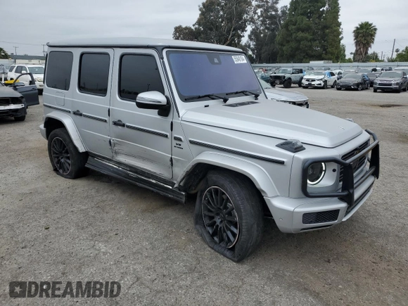 2021 Mercedes-Benz G 550 with VIN W1NYC6BJ8MX372419, listed as a Copart auction lot 55949184 with 43,820 mi miles and Salvage Title. Bid and sale history available at DreamBid. Image 4.