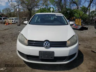 2012 Volkswagen Golf with VIN WVWDB7AJ3CW233383, listed as a Copart auction lot 52623305 with 209,814 mi miles and Salvage Title. Bid and sale history available at DreamBid. Image 5.