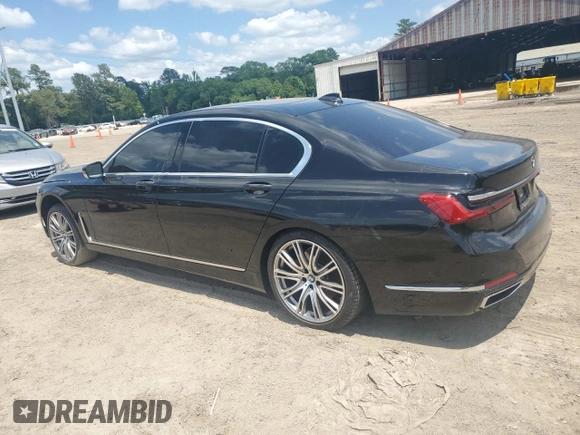 2022 BMW 7 Series 740i with VIN WBA7T2C06NCJ48203, listed as a Copart auction lot 54183325 with Not provided miles and Salvage title. Bid and sale history available at DreamBid. Image 2.