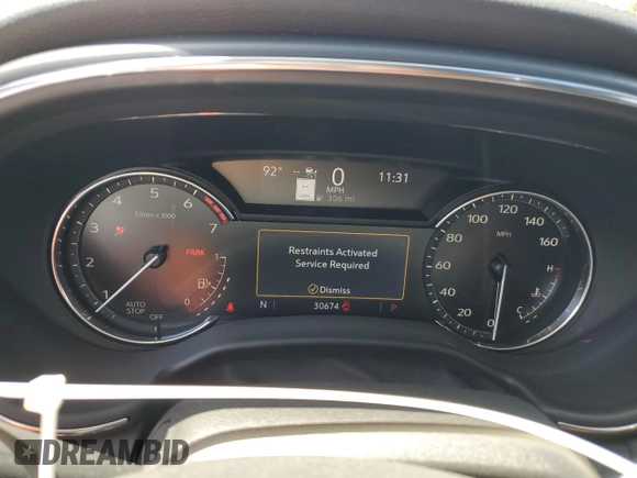 2022 Cadillac CT5 Sport with VIN 1G6DP5RK1N0114209, listed as a Copart auction lot 66781774 with 30,674 mi miles and Salvage Title. Bid and sale history available at DreamBid. Image 9.
