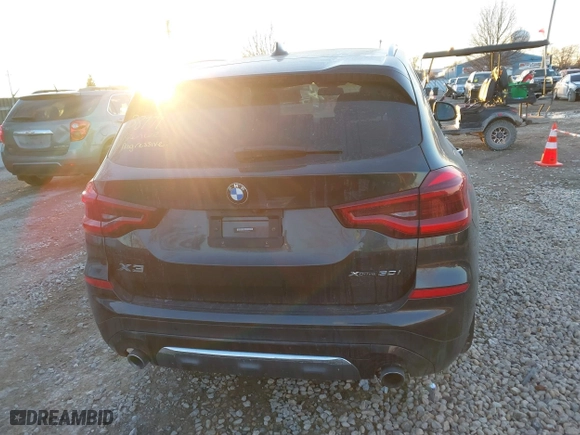 2019 BMW X3 xDrive30i with VIN 5UXTR9C51KLE12011, listed as a IAAI auction lot 41453898 with 53,712 mi miles. Bid and sale history available at carsss.com. Image 17.