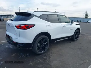 2019 Chevrolet Blazer RS with VIN 3GNKBJRS3KS687801, listed as a IAAI auction lot 41513594 with 63,125 mi miles and . Bid and sale history available at DreamBid. Image 4.