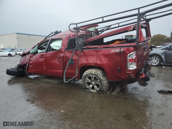 2018 Chevrolet Colorado 4WD Z71 with VIN 1GCPTDE1XJ1126831, listed as a Copart auction lot 84894144 with 0 mi miles and Non Repairable. Bid and sale history available at carsss.com. Image 2.