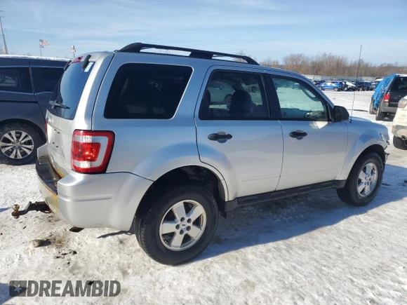 2010 Ford Escape XLS with VIN 1FMCU9C7XAKD34729, listed as a Copart auction lot 42009035 with 191,191 mi miles and Clean title. Bid and sale history available at DreamBid. Image 3.
