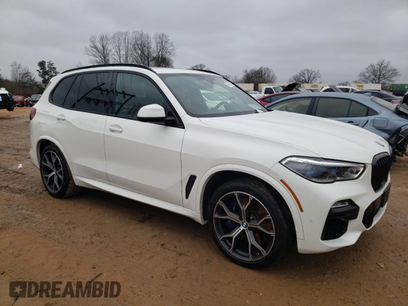 2020 BMW X5 M50i with VIN 5UXJU4C07L9C45133, listed as a Copart auction lot 39637053 with 42,646 mi miles. Bid and sale history available at carsss.com. Image 4.