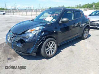 2014 Nissan Juke S with VIN JN8AF5MR0ET352658, listed as a IAAI auction lot 42235599 with 125,787 mi miles and . Bid and sale history available at DreamBid. Image 2.