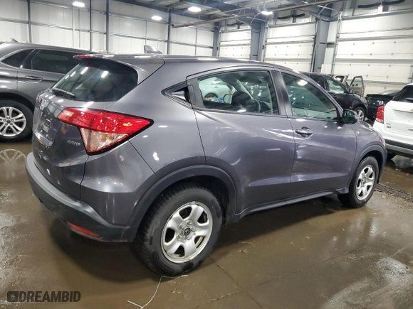 2018 Honda HR-V LX with VIN 3CZRU6H3XJG706302, listed as a Copart auction lot 49627925 with 90,096 mi miles and Salvage Title. Bid and sale history available at carsss.com. Image 3.