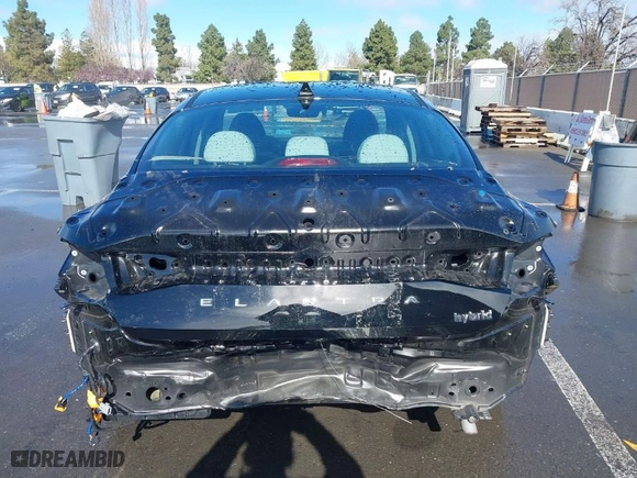 2023 Hyundai Elantra Hybrid Limited with VIN KMHLN4AJ4PU080978, listed as a IAAI auction lot 41772967 with 9,874 mi miles. Bid and sale history available at carsss.com. Image 17.