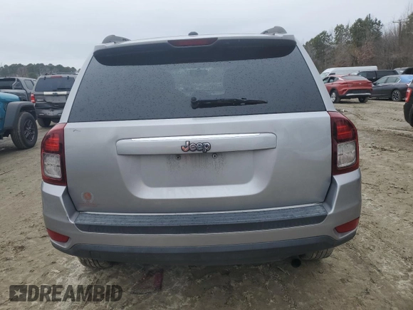 2016 Jeep Compass Sport with VIN 1C4NJDBB6GD557524, listed as a Copart auction lot 44436375 with 166,281 mi miles and Salvage Title. Bid and sale history available at carsss.com. Image 6.