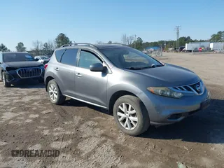 2014 Nissan Murano S with VIN JN8AZ1MW8EW510541, listed as a IAAI auction lot 41441423 with 161,760 mi miles. Bid and sale history available at carsss.com. Image 1.
