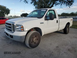 2006 Ford F-250 XL with VIN 1FTNF21526ED78634, listed as a Copart auction lot 76741214 with 398,420 mi miles and Salvage title. Bid and sale history available at DreamBid. Image 1.