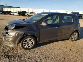 2020 Chevrolet Sonic LT with VIN 1G1JG6SB0L4117942, listed as a Copart auction lot 45211285 with 88,597 mi miles and Salvage Title. Bid and sale history available at DreamBid. Image 1.
