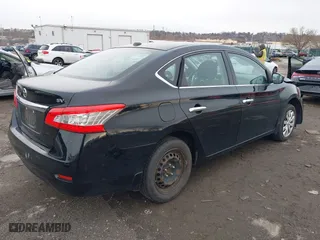2015 Nissan Sentra SV with VIN 3N1AB7AP0FL657737, listed as a IAAI auction lot 41886658 with 123,994 mi miles. Bid and sale history available at carsss.com. Image 4.