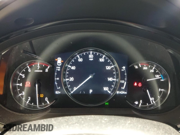 2021 Mazda CX-9 Carbon Edition with VIN JM3TCBDY7M0516272, listed as a Copart auction lot 62078735 with 81,424 mi miles and Salvage title. Bid and sale history available at DreamBid. Image 9.