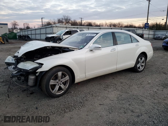 2010 Mercedes-Benz S 550 with VIN WDDNG8GB7AA314978, listed as a Copart auction lot 86700544 with 99,725 mi miles and Salvage Title. Bid and sale history available at DreamBid. Image 1.