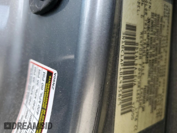 2011 Nissan Versa S with VIN 3N1BC1AP1BL435829, listed as a Copart auction lot 54223355 with 123,071 mi miles and Clean title. Bid and sale history available at DreamBid. Image 12.