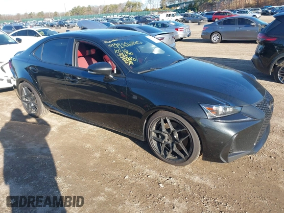 2018 Lexus IS 350 z VIN JTHCZ1D2XJ5015676, wystawiony jako IAAI lot #41816860 z przebiegiem 100 491 mil mil oraz . Historia ofert i sprzedaży dostępna na DreamBid. Obrazek 1.