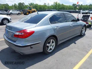 2013 Hyundai Genesis 3.8L with VIN KMHGC4DD1DU256345, listed as a IAAI auction lot 42187431 with 117,528 mi miles and . Bid and sale history available at DreamBid. Image 4.