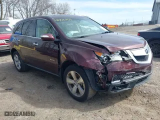2010 Acura MDX Technology Pkg with VIN 2HNYD2H65AH505244, listed as a IAAI auction lot 41816959 with 139,807 mi miles. Bid and sale history available at carsss.com. Image 1.