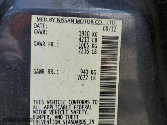 2013 Nissan Altima 2.5 SL with VIN 1N4AL3AP7DC134720, listed as a Copart auction lot 50849215 with 119,119 mi miles and Salvage Title. Bid and sale history available at carsss.com. Image 13.