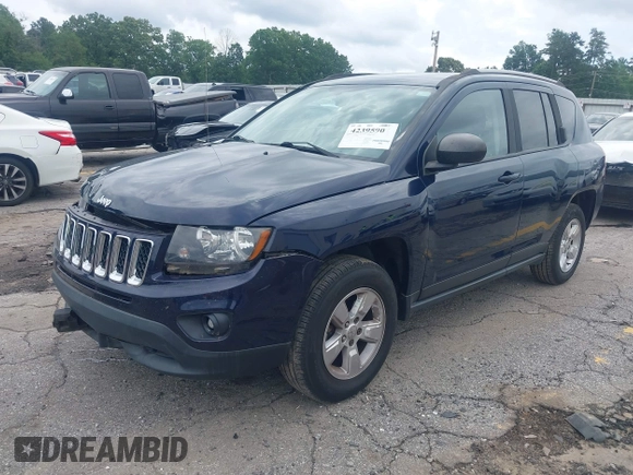 2016 Jeep Compass Sport with VIN 1C4NJCBB5GD761063, listed as a IAAI auction lot 42395903 with 122,102 mi miles and . Bid and sale history available at DreamBid. Image 17.