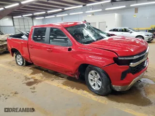 2023 Chevrolet Silverado 1500 LT with VIN 3GCUDDED7PG357836, listed as a Copart auction lot 46102895 with 0 mi miles and Non Repairable. Bid and sale history available at carsss.com. Image 4.