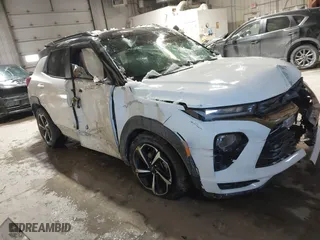 2021 Chevrolet TrailBlazer RS with VIN KL79MUSL1MB134999, listed as a IAAI auction lot 41566258 with 48,825 mi miles. Bid and sale history available at carsss.com. Image 1.