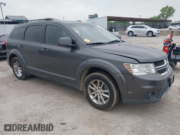 2015 Dodge Journey SXT with VIN 3C4PDCBG2FT649308, listed as a IAAI auction lot 42285409 with 140,668 mi miles and . Bid and sale history available at DreamBid. Image 1.