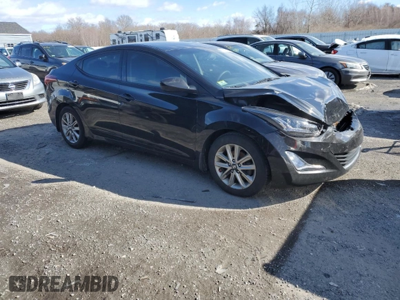 2015 Hyundai Elantra SE with VIN 5NPDH4AE9FH626671, listed as a Copart auction lot 45170355 with 120,369 mi miles and Clean Title. Bid and sale history available at DreamBid. Image 4.