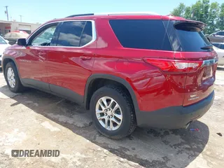 2018 Chevrolet Traverse LT Cloth with VIN 1GNERGKW0JJ170013, listed as a IAAI auction lot 42296444 with 107,786 mi miles and . Bid and sale history available at DreamBid. Image 3.