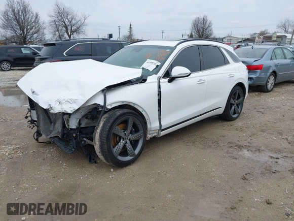 2023 Genesis GV70 2.5T with VIN KMUMADTB1PU089807, listed as a IAAI auction lot 41954282 with 93,396 mi miles and . Bid and sale history available at DreamBid. Image 17.