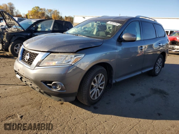 2016 Nissan Pathfinder S with VIN 5N1AR2MM5GC625419, listed as a Copart auction lot 76701754 with 102,522 mi miles and Salvage Title. Bid and sale history available at carsss.com. Image 1.
