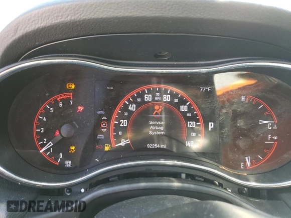2016 Dodge Durango R/T with VIN 1C4SDJCT9GC485112, listed as a Copart auction lot 48109645 with 92,254 mi miles and Salvage title. Bid and sale history available at DreamBid. Image 9.
