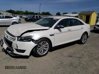 2016 Ford Taurus Limited with VIN 1FAHP2F85GG110993, listed as a Copart auction lot 61834125 with 76,872 mi miles and Salvage title. Bid and sale history available at DreamBid. Image 1.