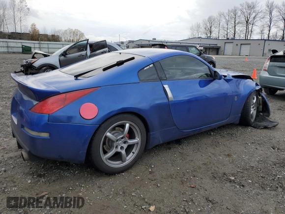 2005 Nissan 350Z Enthusiast with VIN JN1AZ34D25M603575, listed as a Copart auction lot 80695294 with 97,894 mi miles and Salvage Title. Bid and sale history available at carsss.com. Image 3.