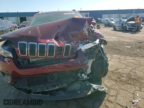 2021 Jeep Cherokee Latitude Lux with VIN 1C4PJMMX3MD232777, listed as a Copart auction lot 56071955 with 56,594 mi miles and Salvage title. Bid and sale history available at DreamBid. Image 13.