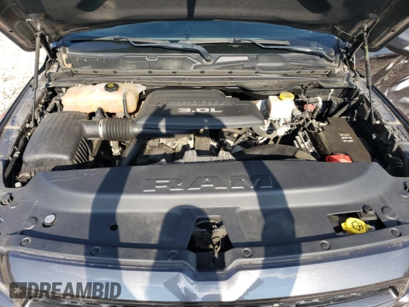 2020 Ram 1500 Big Horn with VIN 1C6SRFFM3LN323615, listed as a Copart auction lot 65014024 with 90,808 mi miles and Salvage Title. Bid and sale history available at carsss.com. Image 12.